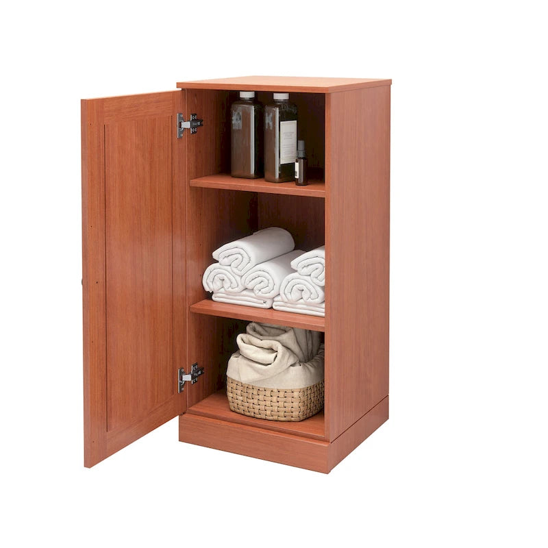 Mueble de baño de madera maciza de 16.5 pulgadas (puertas de gabinete opcionales disponibles)