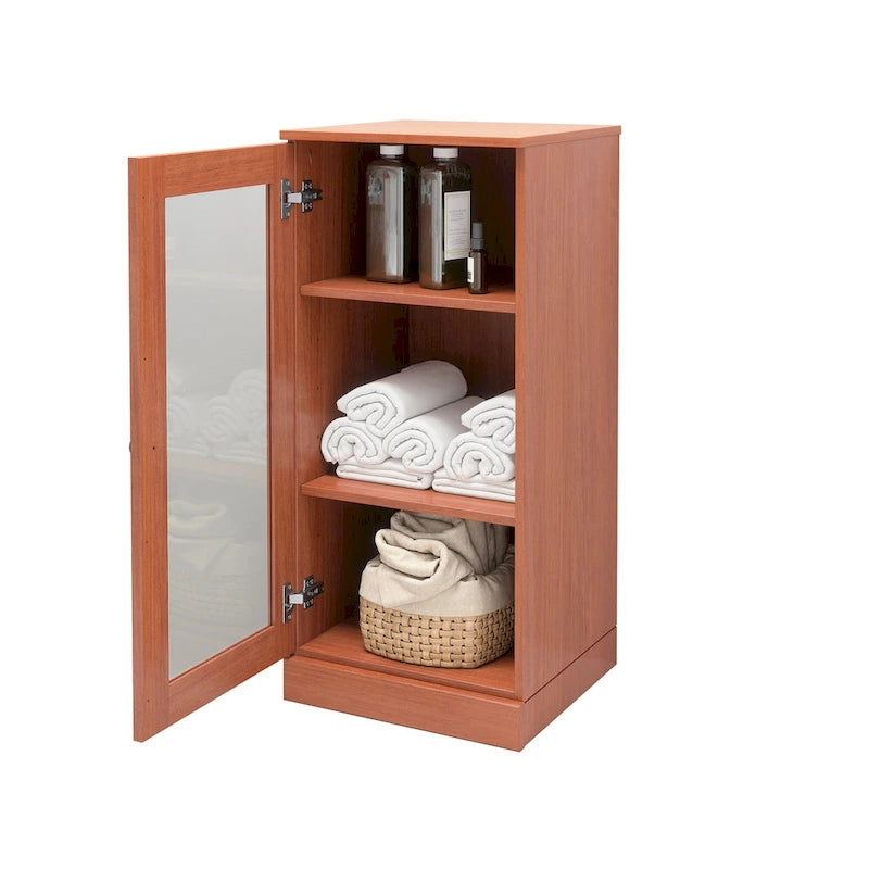 Mueble de baño de madera maciza de 16.5 pulgadas (puertas de gabinete opcionales disponibles)