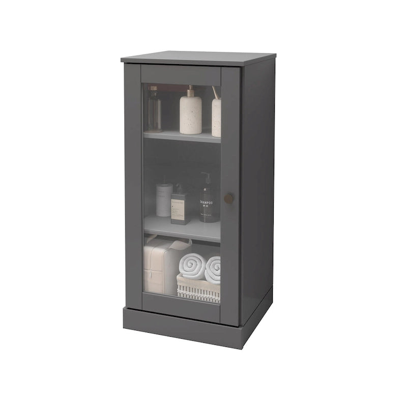 Mueble de baño de madera maciza de 16.5 pulgadas (puertas de gabinete opcionales disponibles)