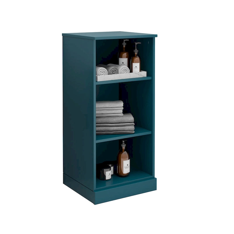 Mueble de baño de madera maciza de 16.5 pulgadas (puertas de gabinete opcionales disponibles)