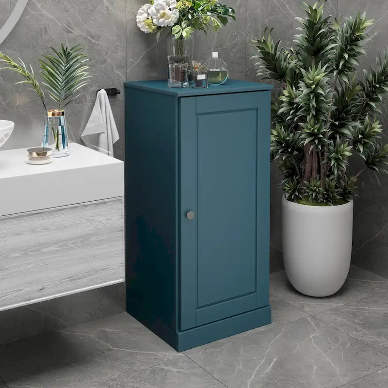 Mueble de baño de madera maciza de 16.5 pulgadas (puertas de gabinete opcionales disponibles)