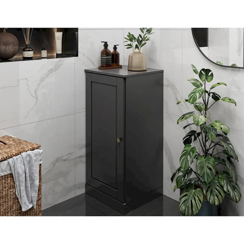 Mueble de baño de madera maciza de 16.5 pulgadas (puertas de gabinete opcionales disponibles)