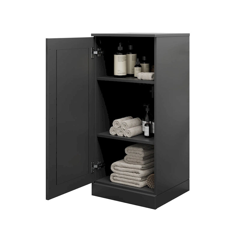 Mueble de baño de madera maciza de 16.5 pulgadas (puertas de gabinete opcionales disponibles)