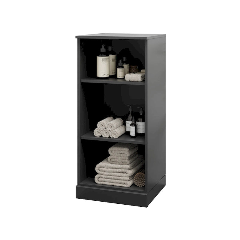 Mueble de baño de madera maciza de 16.5 pulgadas (puertas de gabinete opcionales disponibles)