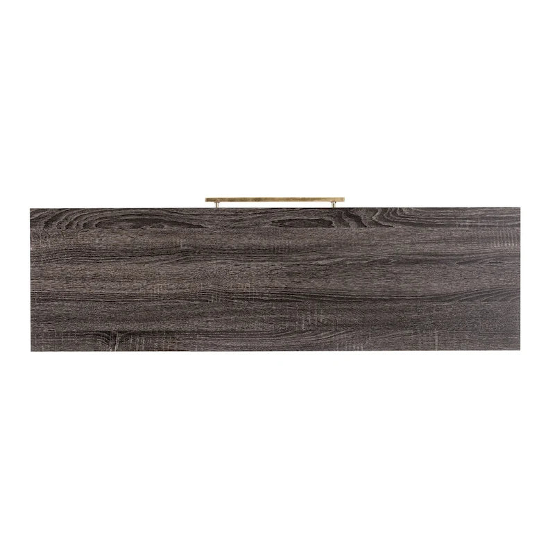 Console en bois de style transitionnel avec rangement