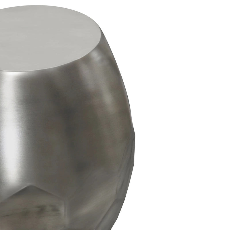Industrieller Akzent-Beistelltisch aus Metall, 16 Zoll breit, vollständig montiert - 16 B x 16 T x 19.5 H
