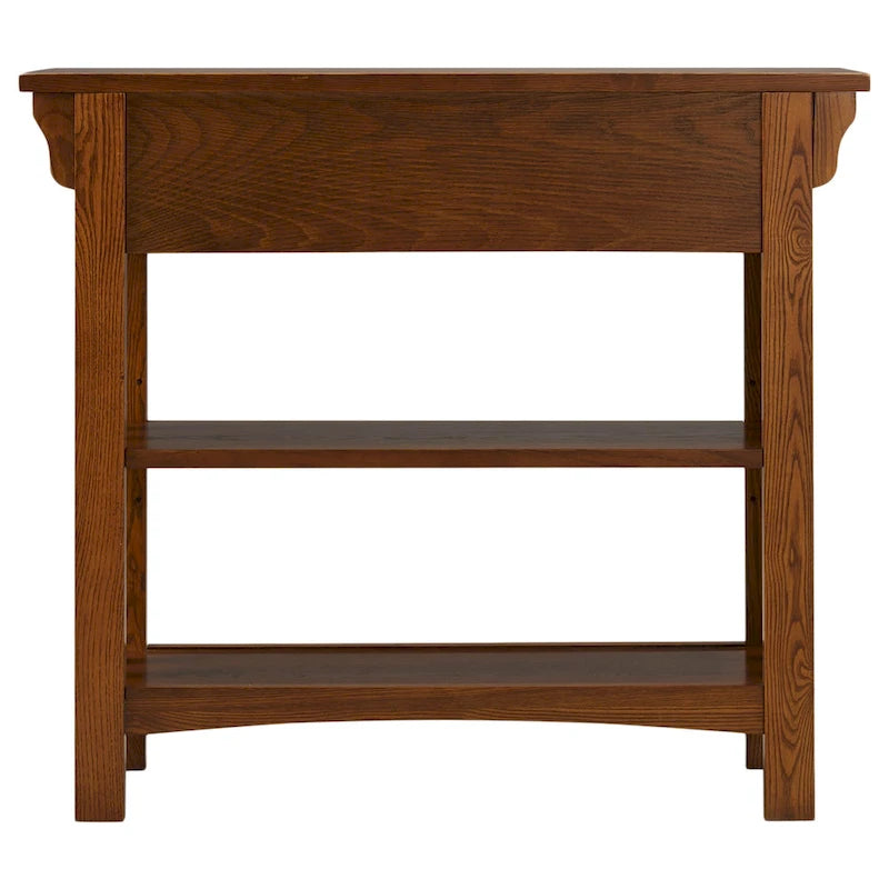 Table console bibliothèque avec tiroirs