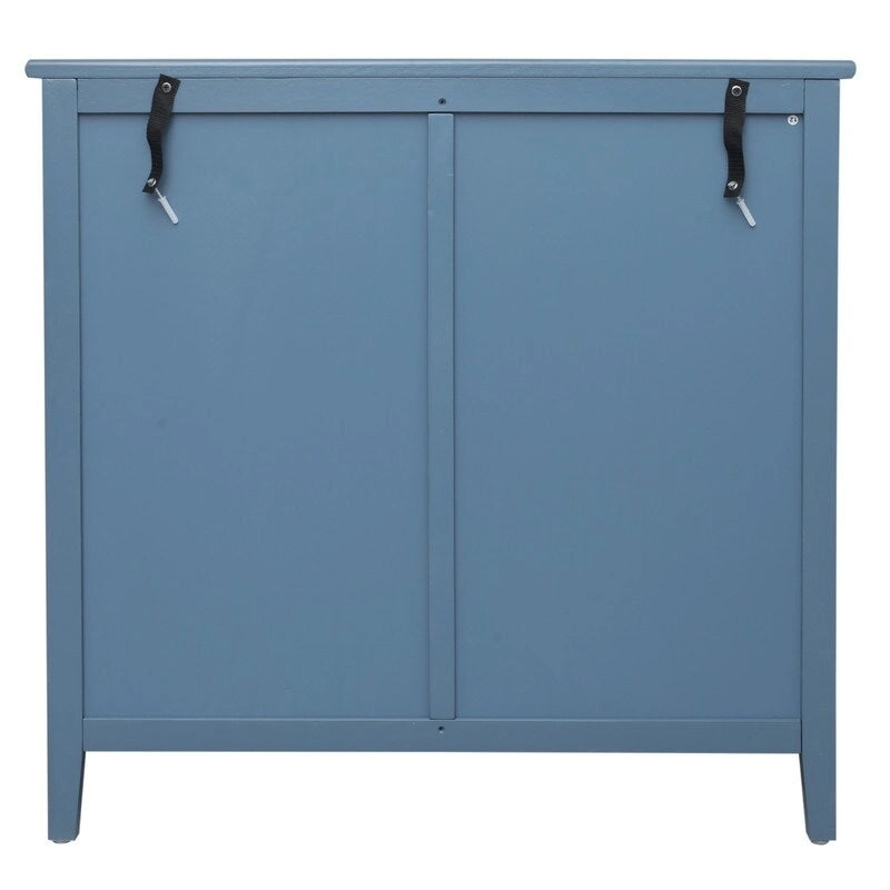 Commode de rangement en rotin naturel à 3 tiroirs