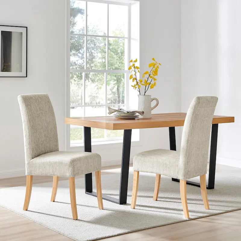 Chaises en tissu (lot de 2)