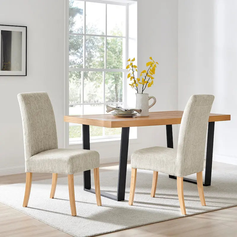Chaises en tissu (lot de 2)