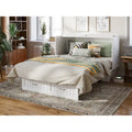 Sydney Queen Solid Wood Murphy Bed Chest with Mattress