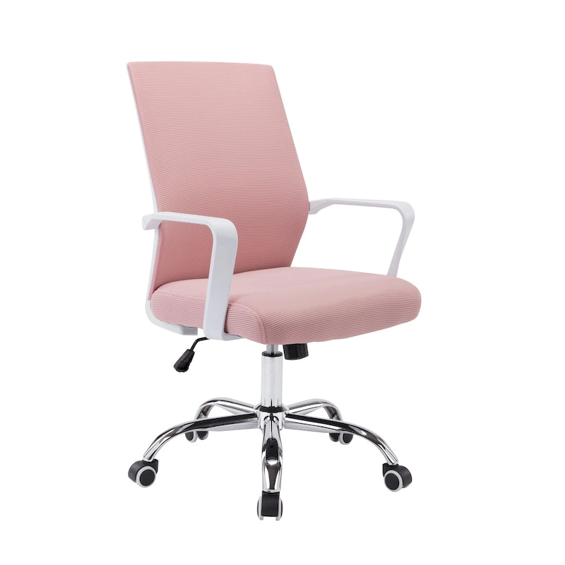 Chaise de bureau pivotante, dossier en maille, hauteur réglable