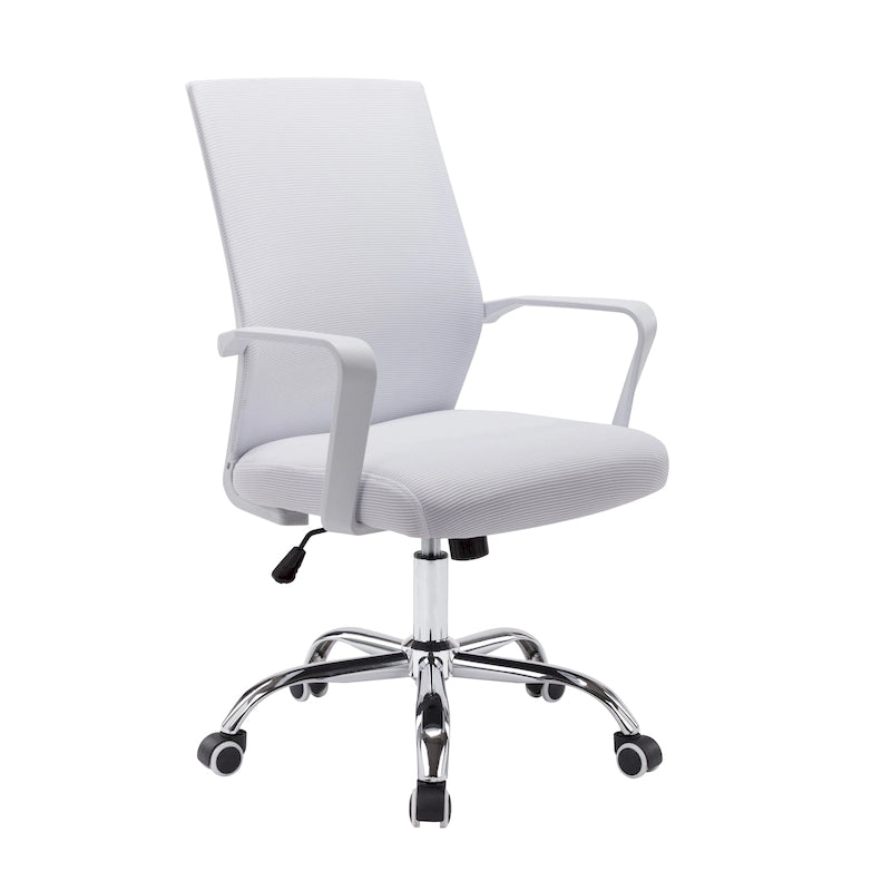 Chaise de bureau pivotante, dossier en maille, hauteur réglable