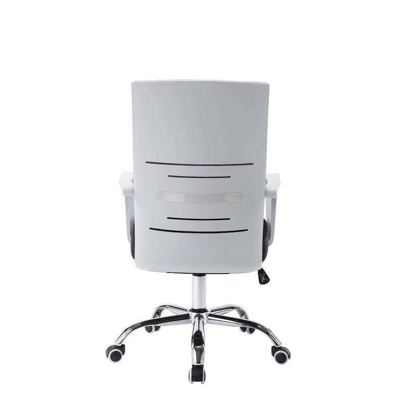 Chaise de bureau pivotante, dossier en maille, hauteur réglable
