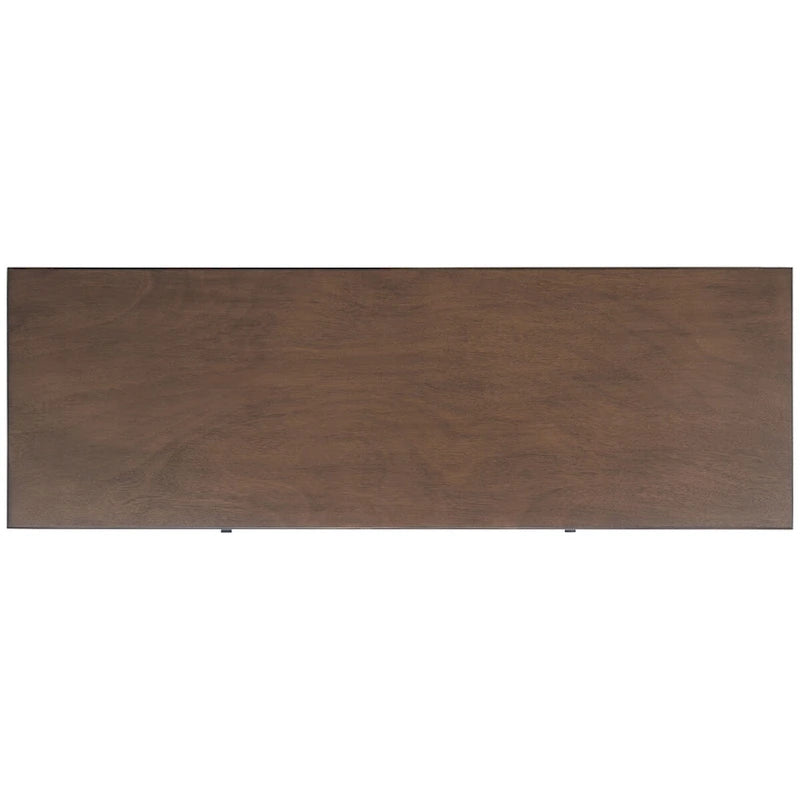 Meuble TV multimédia de rangement à 2 portes et 2 étagères - 47.3 W x 15.8 L x 20 H - 47Wx16Dx20H