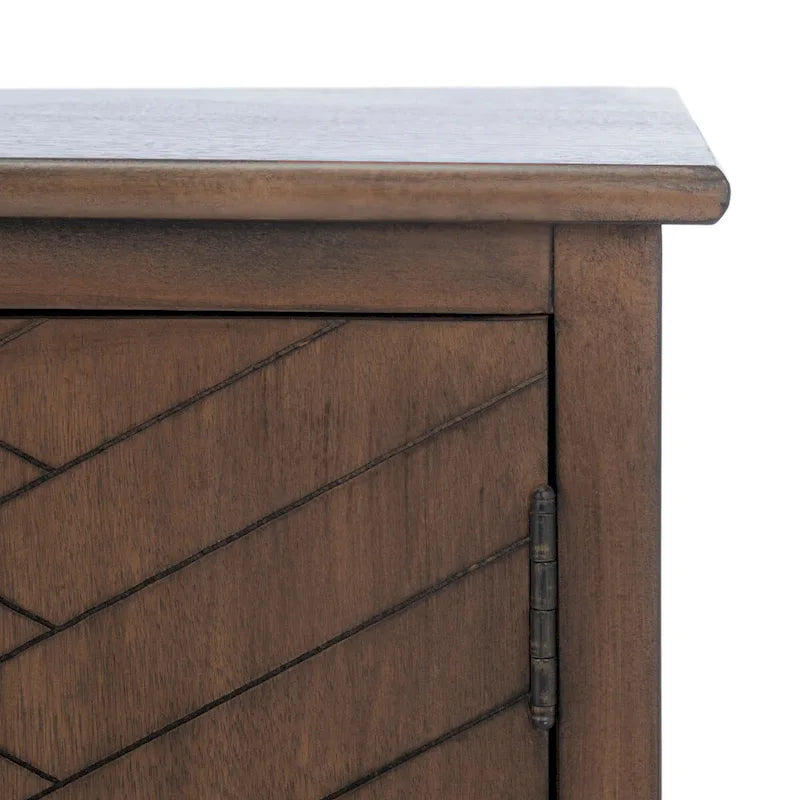Meuble TV multimédia de rangement à 2 portes et 2 étagères - 47.3 W x 15.8 L x 20 H - 47Wx16Dx20H