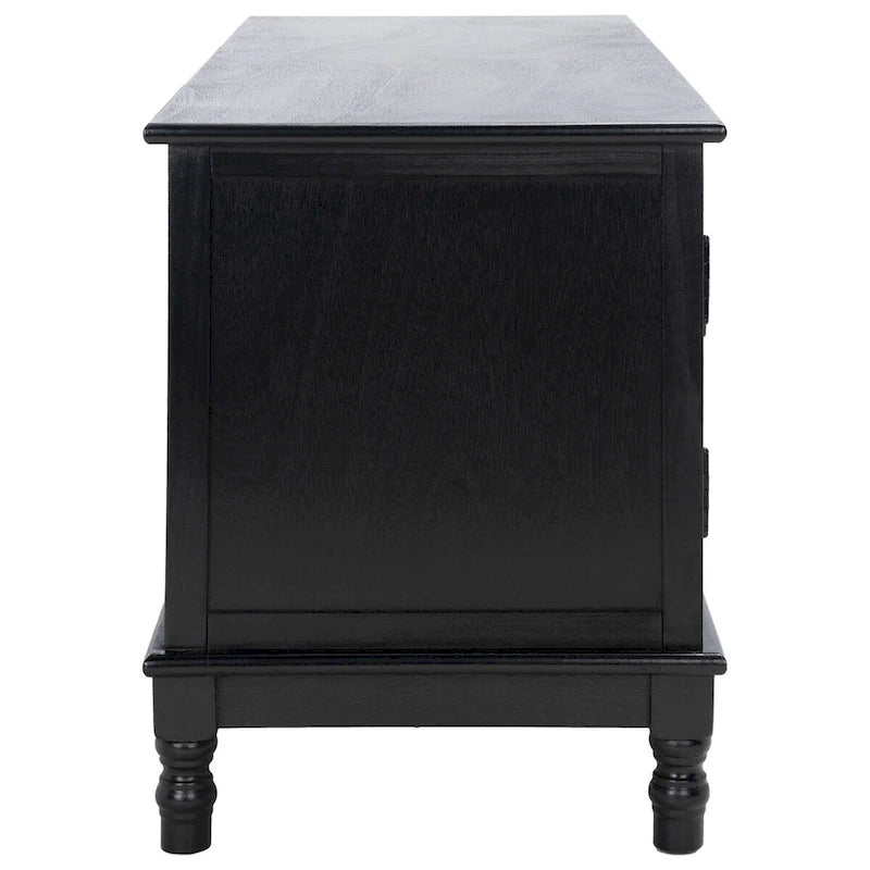 Meuble TV multimédia de rangement à 2 portes et 2 étagères - 47.3 W x 15.8 L x 20 H - 47Wx16Dx20H