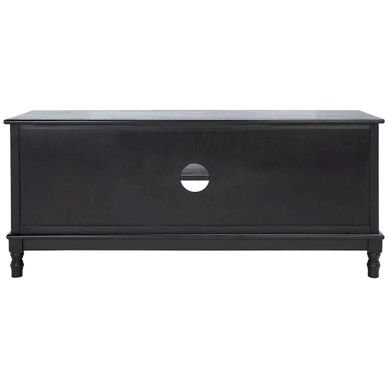 Meuble TV multimédia de rangement à 2 portes et 2 étagères - 47.3 W x 15.8 L x 20 H - 47Wx16Dx20H