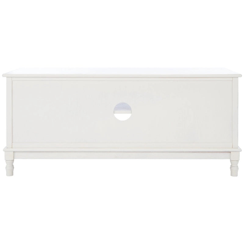 Meuble TV multimédia de rangement à 2 portes et 2 étagères - 47.3 W x 15.8 L x 20 H - 47Wx16Dx20H