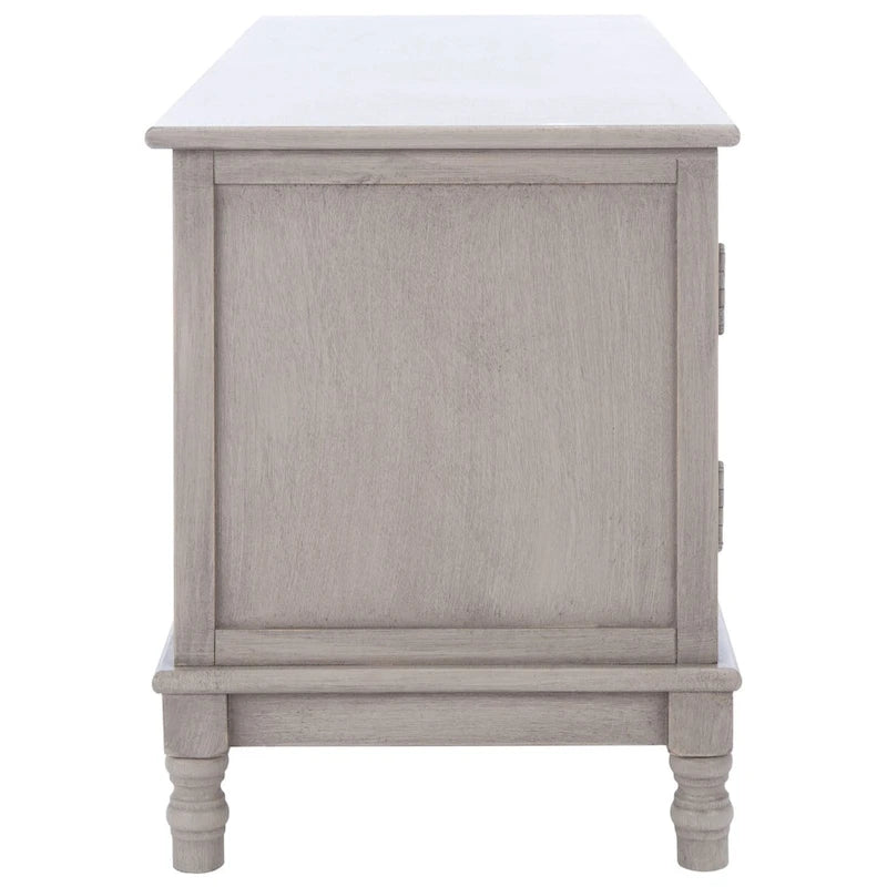 Meuble TV multimédia de rangement à 2 portes et 2 étagères - 47.3 W x 15.8 L x 20 H - 47Wx16Dx20H