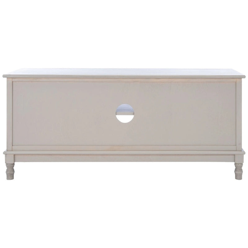 Meuble TV multimédia de rangement à 2 portes et 2 étagères - 47.3 W x 15.8 L x 20 H - 47Wx16Dx20H