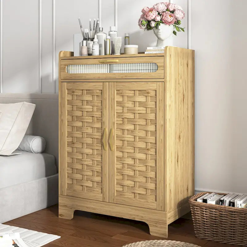 Kaffee-Bar-Schrank, Anrichte mit Schublade und verstellbarem Einlegeboden