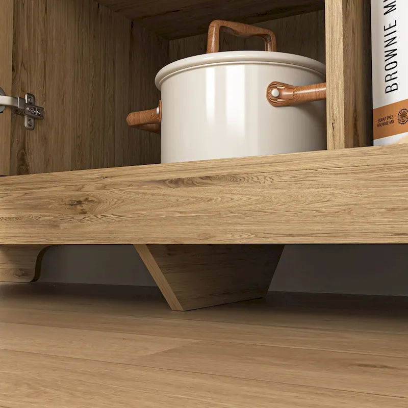 Kaffee-Bar-Schrank, Anrichte mit Schublade und verstellbarem Einlegeboden