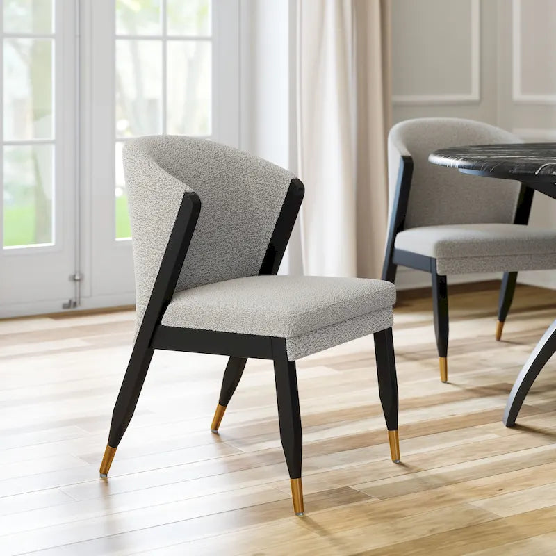 Chaise de salle à manger gris brume