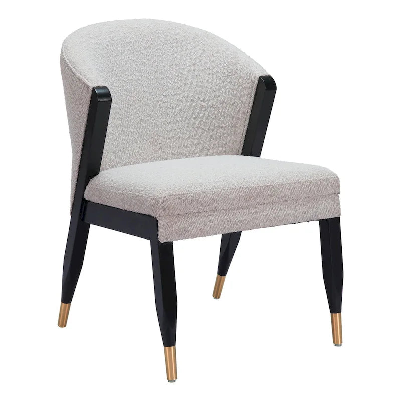 Chaise de salle à manger gris brume