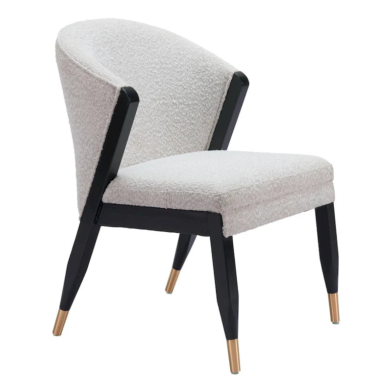 Chaise de salle à manger gris brume