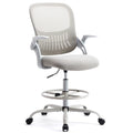 Chaise haute ergonomique de bureau pour dessin avec accoudoirs rabattables